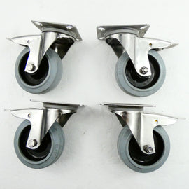 RUEDAS HORNO JUEGO COMPLETO NEGRO